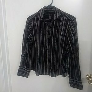 BOGOHO Jones Wear Black & Whte Size 6 Button Down